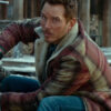 Jurassic World Dominion Chris Pratt Checked Jacket With Shearling Collar