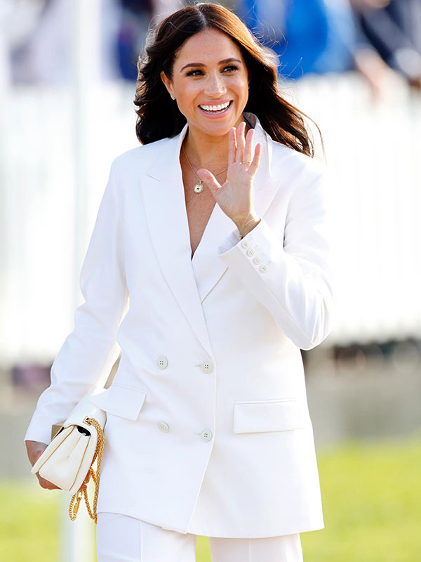 Meghan Markle White Suit