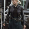 Mission Impossible 7 Pom Klementieff Cropped Leather Jacket