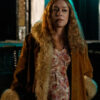 Russian Doll S02 Lenora Vulvokov Shearling Suede Shearling Coat