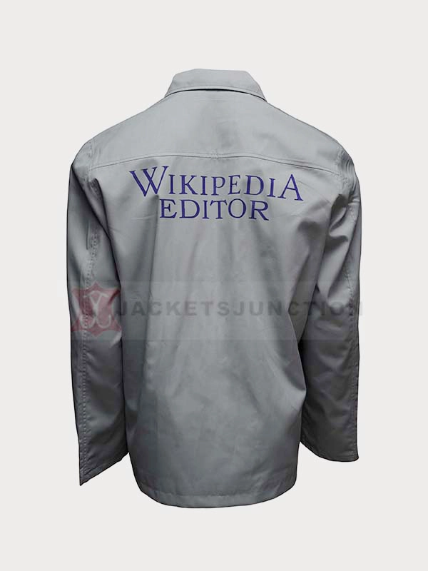 WIKIPEDIA EDITOR JACKET GREY