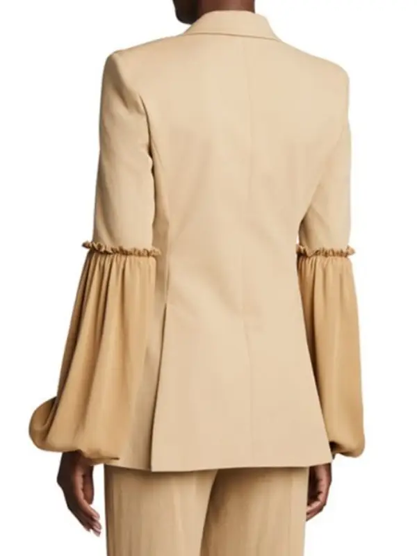 All Rise S03 Simone Missick Brown Wool Coat