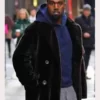 Kanye West Brown Velvet Coat