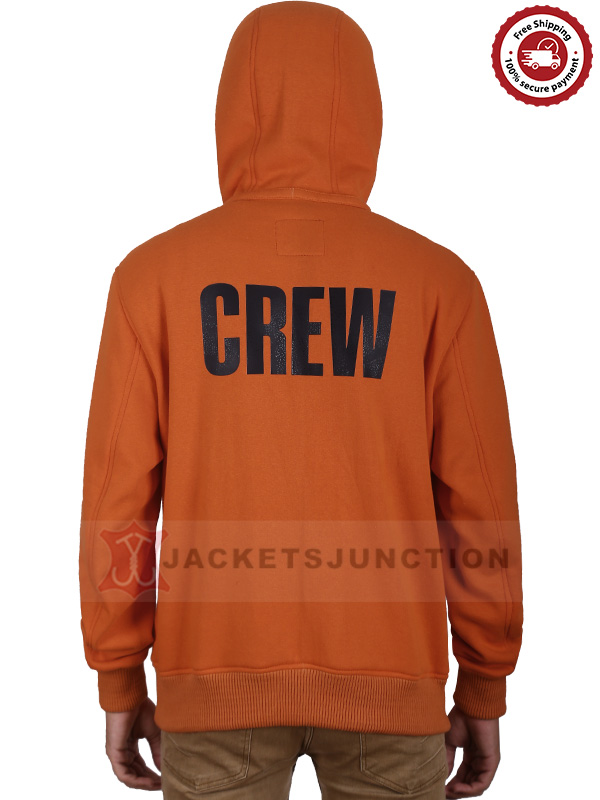 Daniel Kaluuya Orange Pullover Hoodie (1)