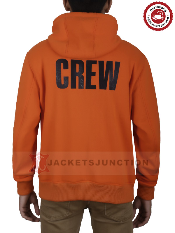 Daniel Kaluuya Orange Pullover Hoodie (2)