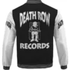 Death Row Records Snoop Doggy Dogg Black Varsity Jacket (Back)