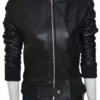 Elena Gilbert Vampire Diaries Black Leather Jacket