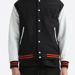 Gabriel Black and White W Letterman Jacket