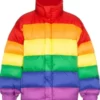 Gooba Rainbow Puffer Jacket