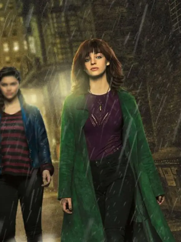 Gotham Knights Duela Green Trench Coat