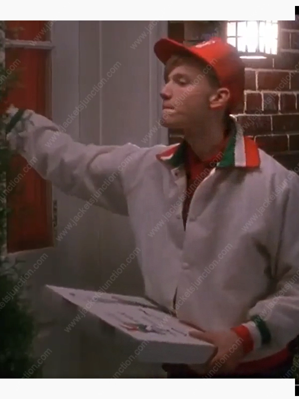 Home Alone Pizza Boy Varsity Jacket