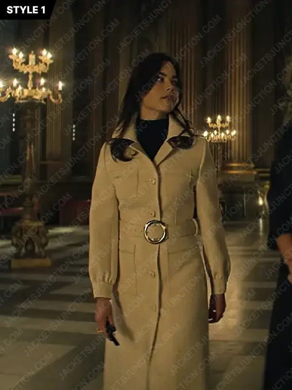 Jenna Coleman The Sandman Johanna Constantine Wool Coat