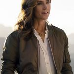 Jennifer Connelly Top Gun Maverick Brown Jacket