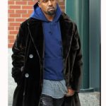 Kanye West Velvet Long Coat