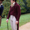 Mr. Malcolm’s List 2022 Oliver Jackson Cohen Burgundy Tailcoat