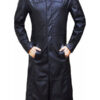 Neo Matrix Keanu Reeves Black Trench Coat