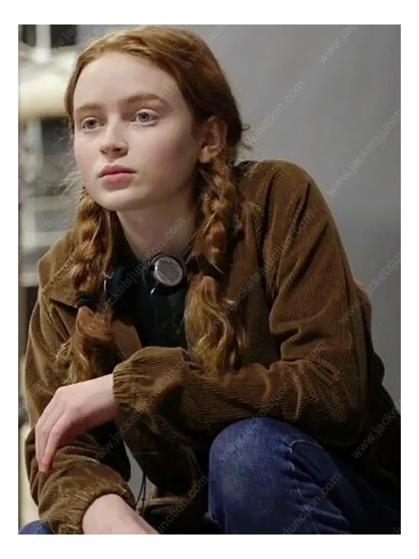 Sadie Sink Stranger Things S04 Corduroy Jacket