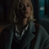 Watcher 2022 Maika Monroe Grey Coat