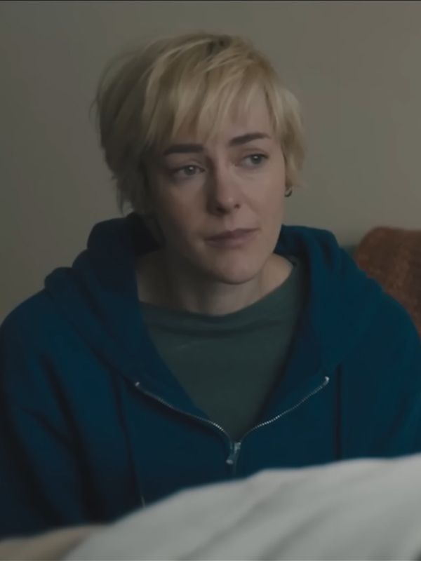 Adopting Audrey 2022 Jena Malone Blue Hoodie