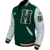 Eddie Munson Stranger Things S04 Joseph Quinn Green Letterman Jacket