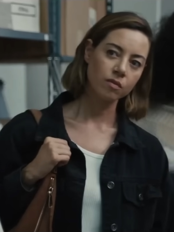 Emily the Criminal Aubrey Plaza Denim Jacket