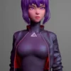 Ghost In The Shell SAC_2045 Motoko Kusanagi Purple Jacket