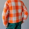 Hannaha Hall The Chi S05 Tiffany Orange Checked Jacket