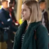 Honor Society 2022 Angourie Rice Green Long Fur Coat