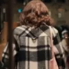 Irma Vep Alicia Vikander Black & White Plaid Jacket