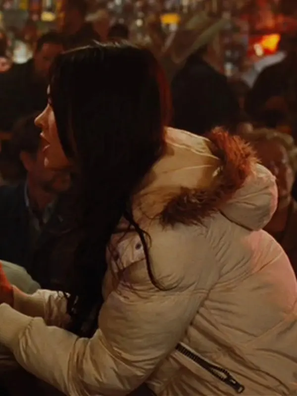 Jennifer’s Body Megan Fox White Puffer Jacket with Hood