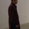 Jonathan Rhys Meyers WifeLike 2022 William Maroon Long Coat