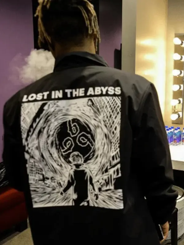 Juice Wrld Brown Printed Leather Jacket