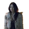 Megan Fox White Puffer Jacket