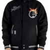 The Hundreds Black Letterman Jacket