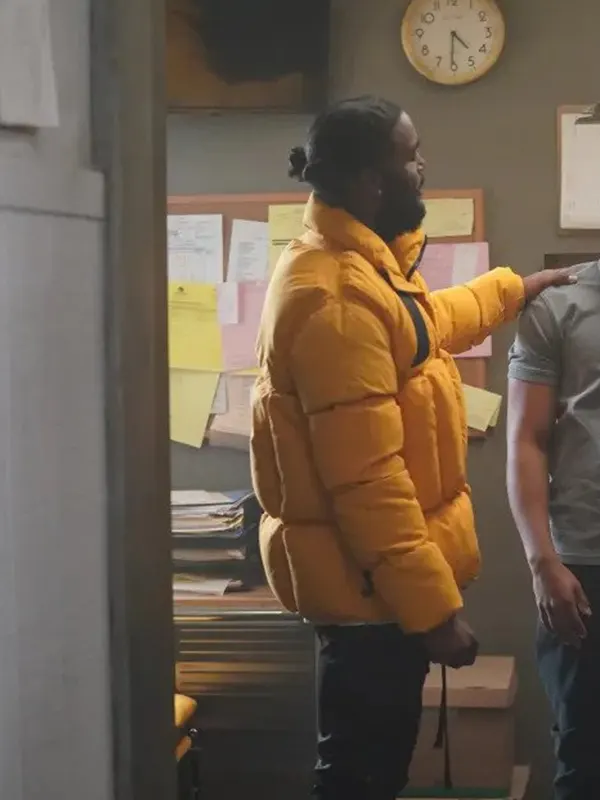 Trig Taylor The Chi S05 Luke James Yellow Puffer Jacket