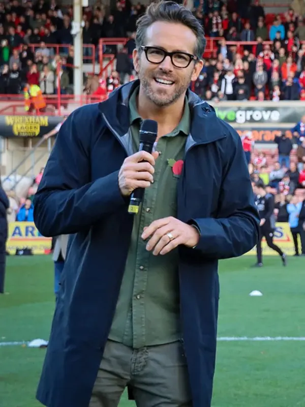 Welcome to Wrexham Ryan Reynolds Blue Jacket