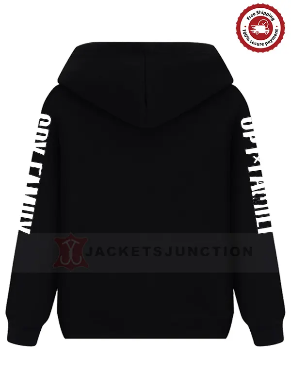 Anya With Bond Forger Hoodie Black (Back)