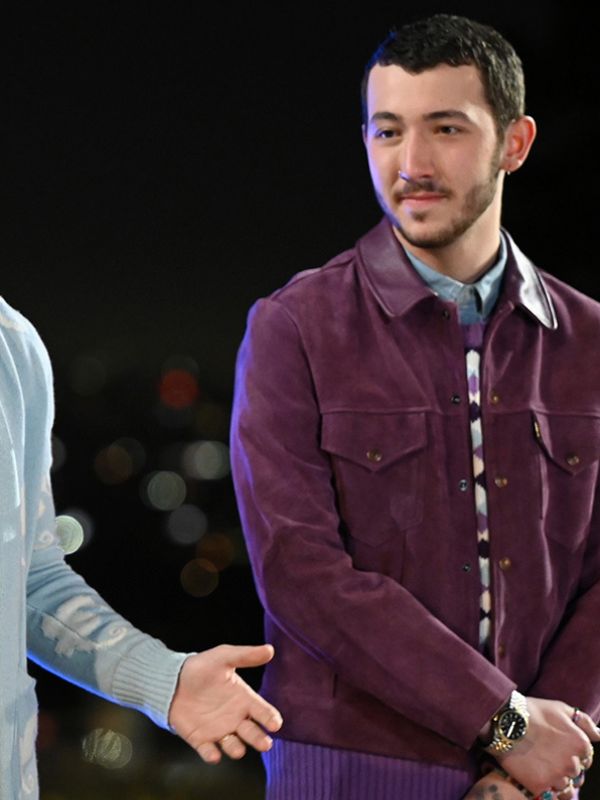 Claim To Fame S01 Frankie Jonas Purple Jacket