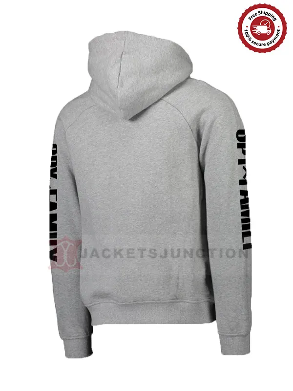 Forger Family Photo Collage Hoodie Grey (Back)