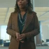 Good Trouble S04 Malika Williams Checked Blazer