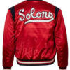 Men’s Starter Baseball Team Sacramento Solons 1950 Red Bomber Jacket