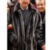 Steve Martin Long Black Fur Coat