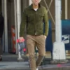 Welcome to Wrexham Ryan Reynolds Green Suede Leather Jacket