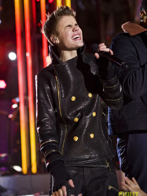 Justin Bieber Christmas Concert Double Breasted Jacket