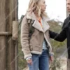 La Brea S02 Natalie Zea Shearling Jacket