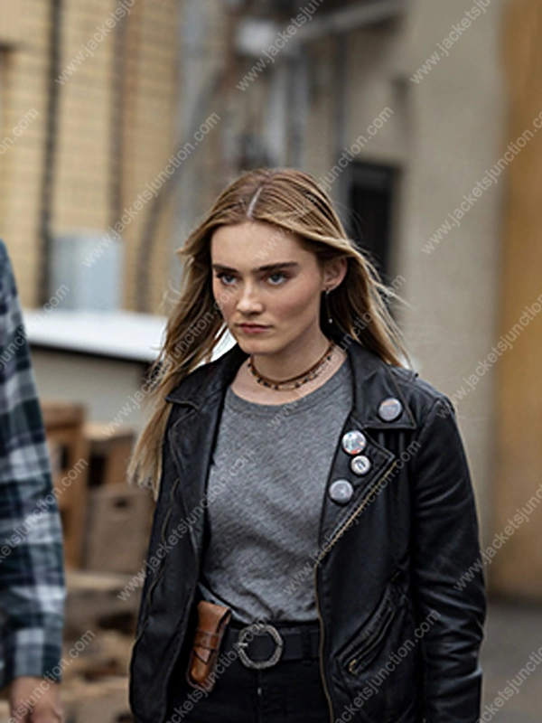  Meg Donnelly Black Leather Jacket