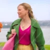 My Life Is Murder S03 Alexa Crowe Green Trench Coat