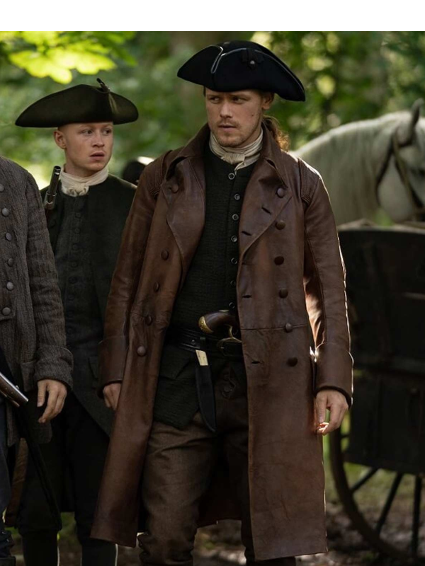 Outlander S05 Jamie Fraser Leather Coat