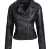 Section 8 Liza Mueller Black Leather Jacket