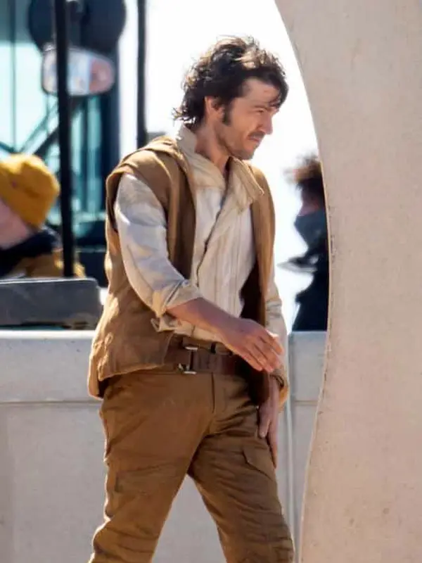 Star Wars Andor 2022 Diego Luna Vest Brown